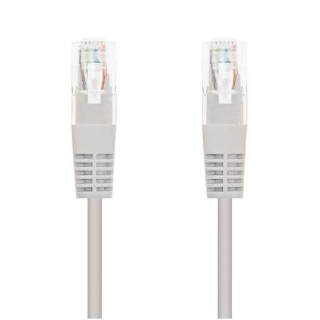 Cable de Red RJ45 UTP Nanocable 10.20.0401 Cat.6- 1m- Gris