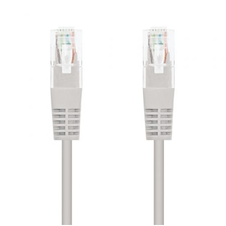 Cable de Red RJ45 UTP Nanocable 10.20.0410 Cat.6- 10m- Gris