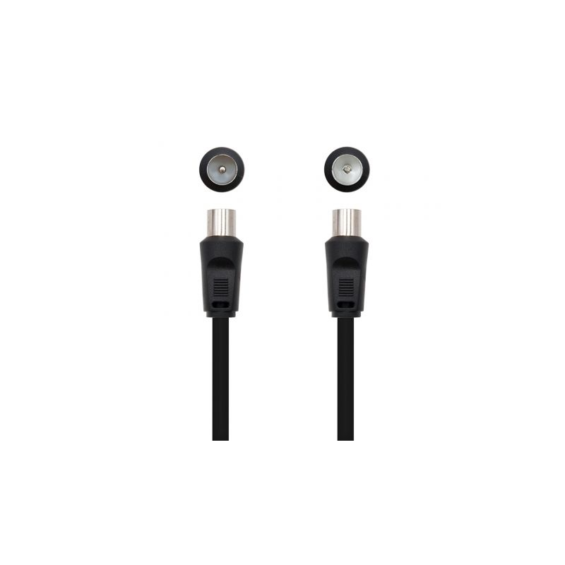 Cable de Antena TV Nanocable 10.26.0202- 3C-2V Macho - 3C-2V Hembra