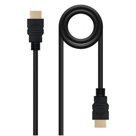 Cable HDMI 1.4 Nanocable 10.15.1700- HDMI Macho - HDMI Macho- 1m- Negro