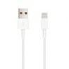 Cable USB 2.0 Lightning Nanocable 10.10.0400- USB Macho - Lightning Macho- 50 cm- Blanco