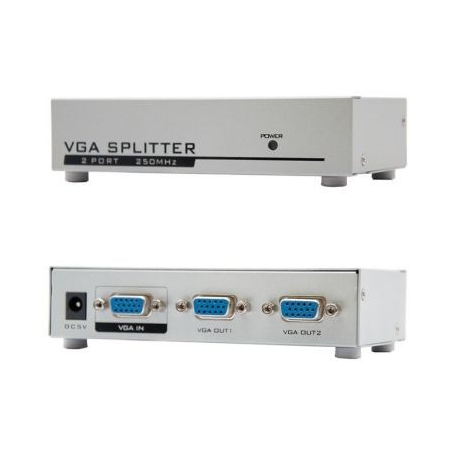 Duplicador SVGA Nanocable 10.25.0002- 2x SVGA Hembra - SVGA Macho