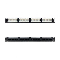 Patch Panel Nanocable 10.21.4124- 24 Puertos- Cat.6a- Altura 1U