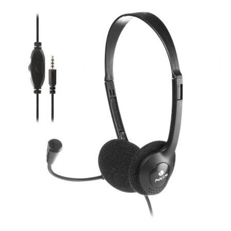 Auriculares NGS MS103 MAX- con Micrófono- Jack 3.5- Negros