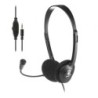 Auriculares NGS MS103 MAX- con Micrófono- Jack 3.5- Negros