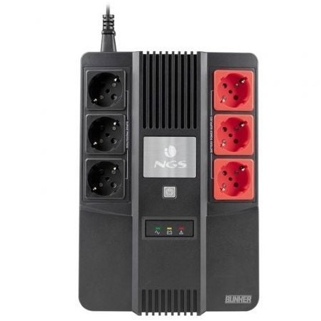 SAI Offline NGS Fortress Bunker- 600VA-360W- 6 Salidas- Formato Bloque