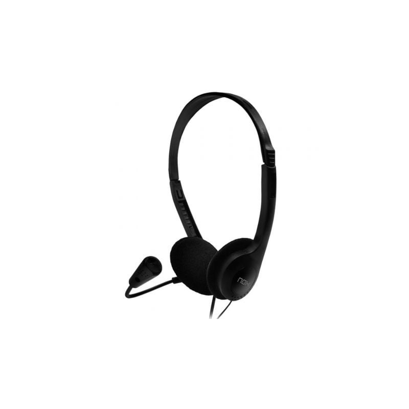 Auriculares Nox Voice One- con Micrófono- Jack 3.5- Negros