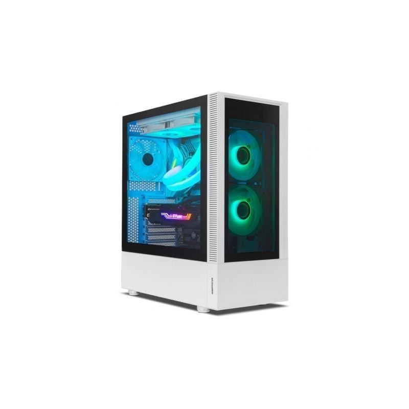 Caja Gaming Semitorre Nox Hummer Nemesis- Blanca