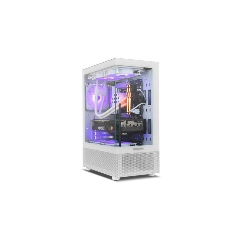 Caja Gaming Semitorre Nox Hummer Vision- Blanca
