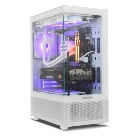 Caja Gaming Semitorre Nox Hummer Vision- Blanca