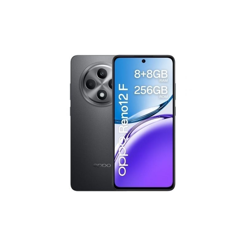 Smartphone Oppo Reno 12 F 8GB- 256GB- 6.67'- 4G- Gris Plateado