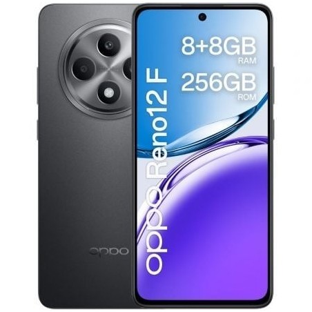 Smartphone Oppo Reno 12 F 8GB- 256GB- 6.67'- 4G- Gris Plateado