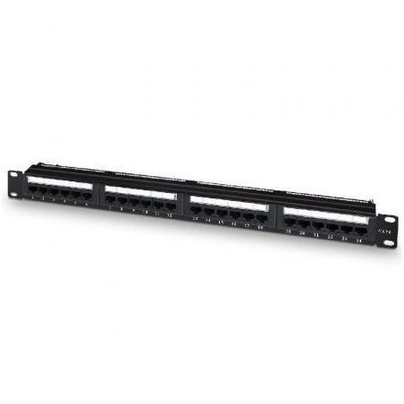 Patch Panel Aisens A141-0509- 24 Puertos- Cat.6- Altura 1U- Gestión de Cables