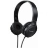 Auriculares Panasonic RP-HF100ME- con Micrófono- Jack 3.5- Negros