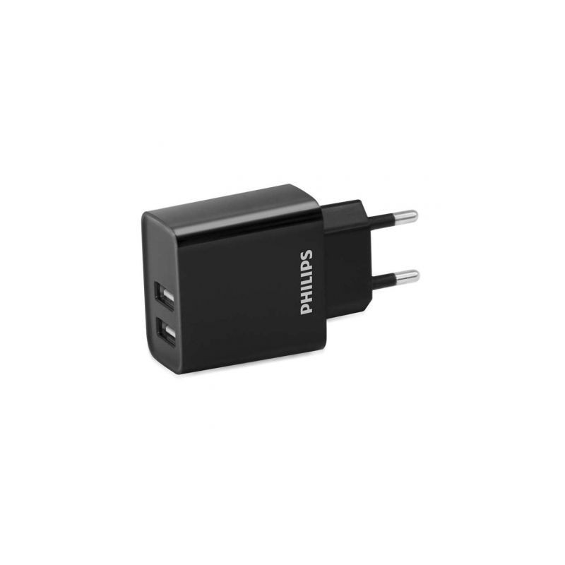 Cargador de Pared Philips DLP2610- 2xUSB- 15.5W