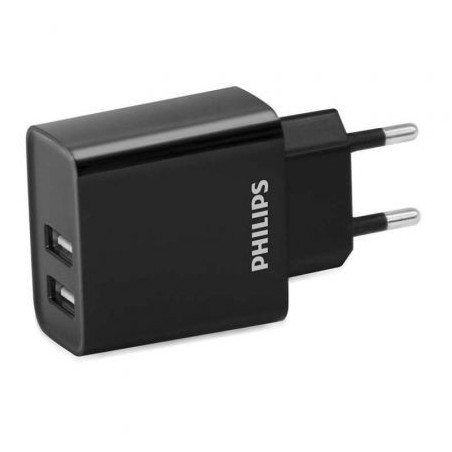 Cargador de Pared Philips DLP2610- 2xUSB- 15.5W