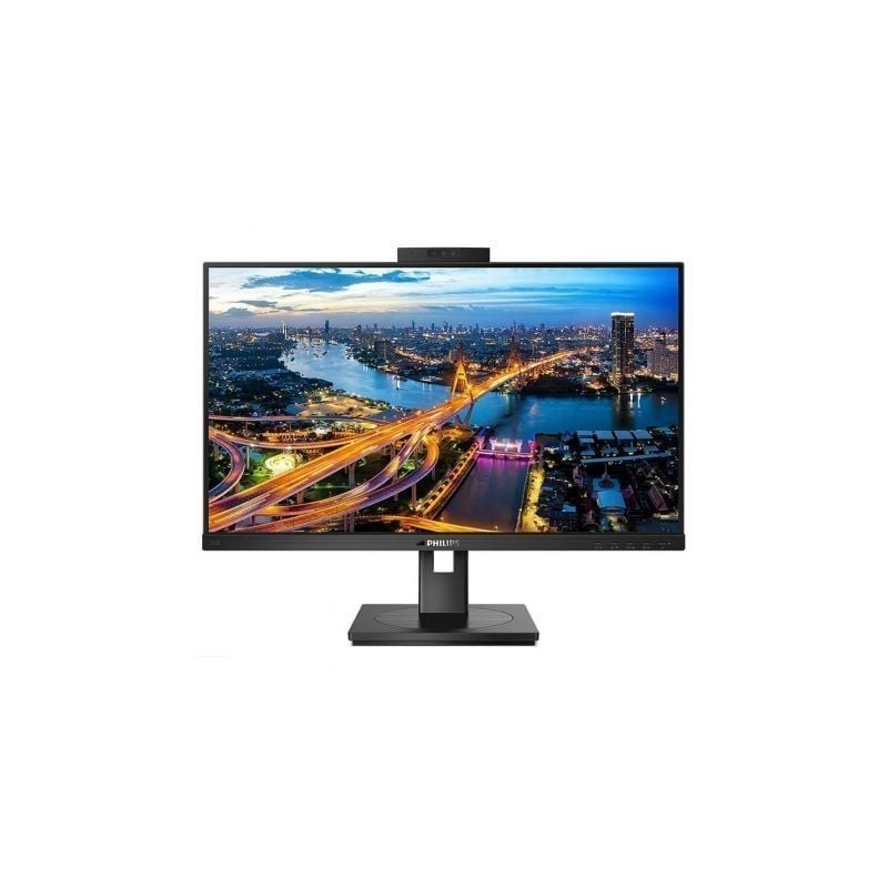 Monitor Profesional Philips 242B1H 23.8'- Full HD- Webcam- Multimedia- Regulable en altura- Negro