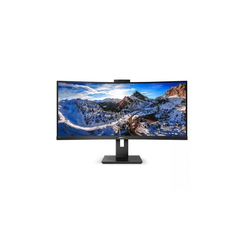 Monitor Profesional Ultrapanorámico Curvo Philips 346P1CRH 34'- WQHD- Webcam- Multimedia- Regulable en altura- Negro