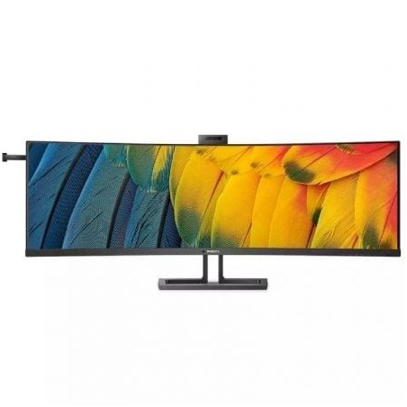 Monitor Profesional Ultraparonámico Curvo Philips 45B1U6900CH 44.5'- Dual QHD- Webcam- Multimedia- Regulable en altura- Negro
