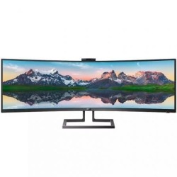 Monitor Profesional Ultrapanorámico Curvo Philips 499P9H 48.8'- Dual QHD- Webcam- Multimedia- Regulable en altura- Negro