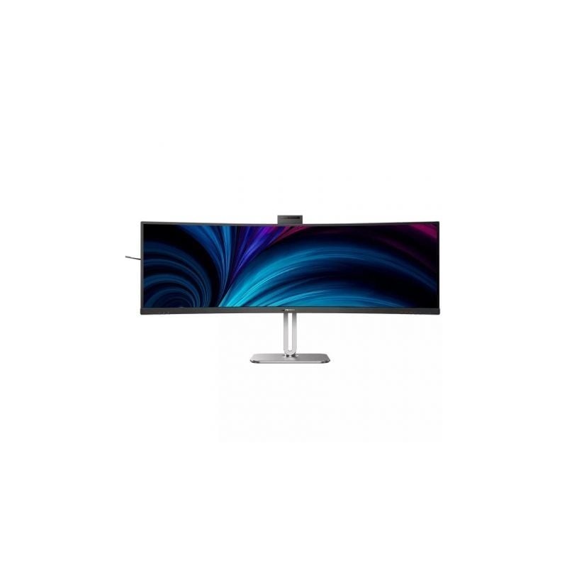 Monitor Profesional Ultraparonámico Curvo Philips 49B2U5900CH 48.8'- Dual QHD- Webcam- Multimedia- Regulable en altura- Plata
