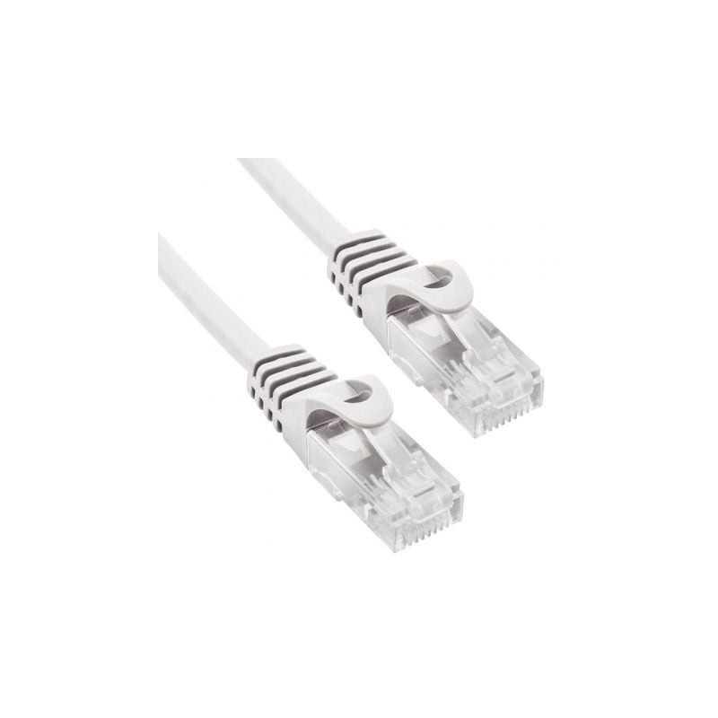 Cable de Red RJ45 UTP Phasak PHK 1501 Cat.6- 1m- Gris