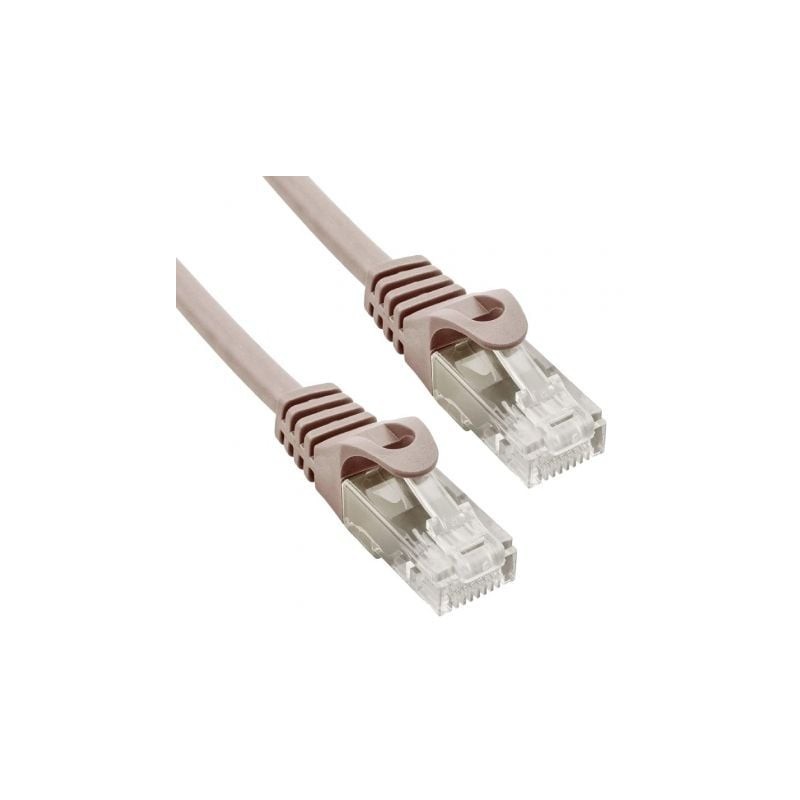 Cable de Red RJ45 UTP Phasak PHK 1652 Cat.6- 25cm- Gris