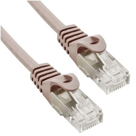 Cable de Red RJ45 UTP Phasak PHK 1652 Cat.6- 25cm- Gris