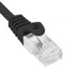 Cable de Red RJ45 UTP Phasak PHK 1852 Cat.6- 25cm- Negro