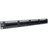 Patch Panel Phasak PU 2420- 24 Puertos- Cat.6- Altura 1U