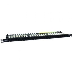 Patch Panel Phasak PU 4811- 24 Puertos- Cat.6A- Altura 0.5U