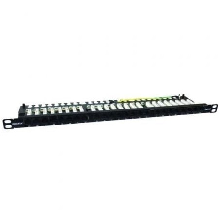 Patch Panel Phasak PU 4811- 24 Puertos- Cat.6A- Altura 0.5U