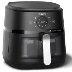 Freidora por Aire - Sin Aceite Philips Airfryer Serie 2000- 1700W- Capacidad 6.2L