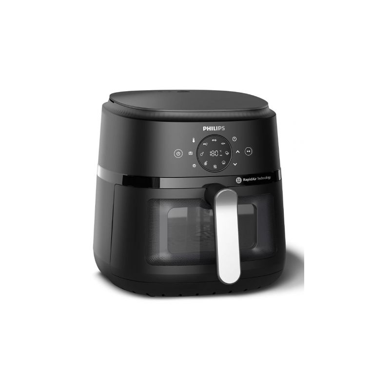 Freidora por Aire - Sin Aceite Philips Airfryer Serie 2000- 1700W- Capacidad 6.2L