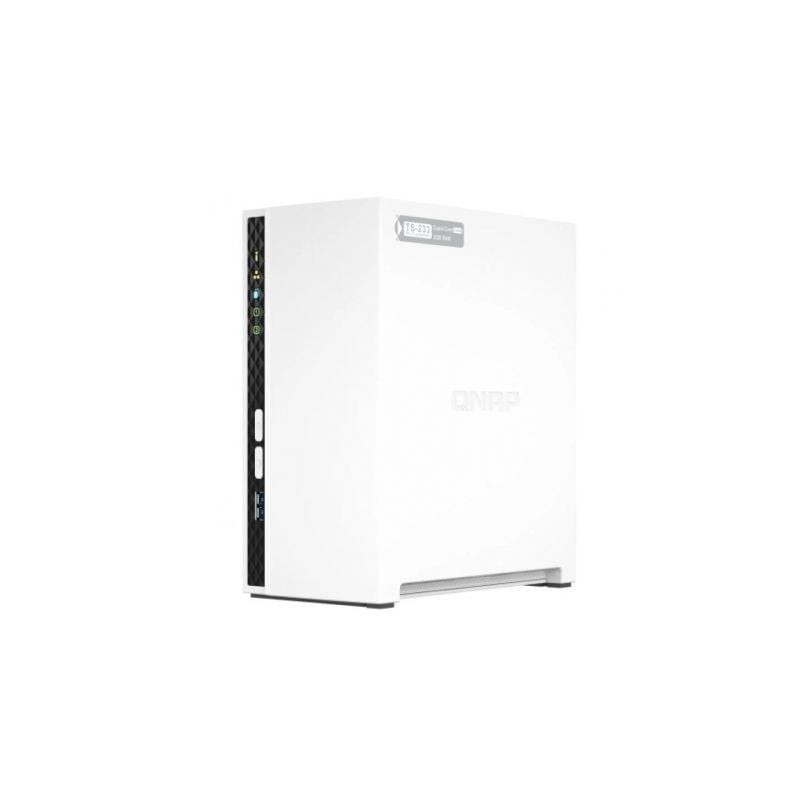 NAS QNAP TS-233- 2 Bahías 3.5'- 2.5'- 2GB DDR4- Formato Torre
