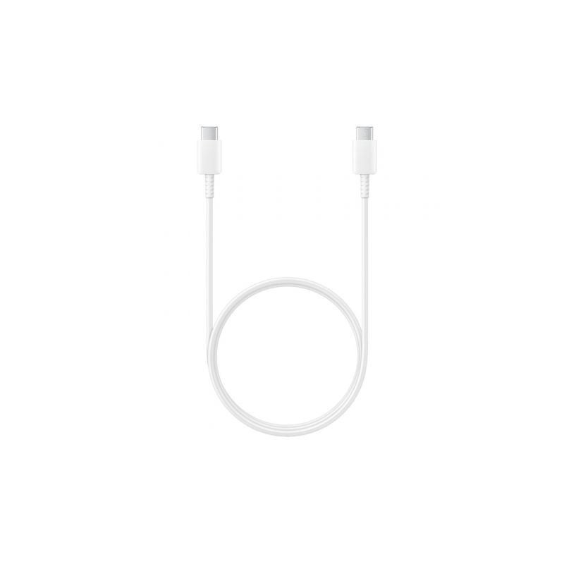 Cable USB 2.0 Tipo-C Samsung EP-DA705BWEGWW- USB Tipo-C Macho - USB Tipo-C Macho- 1m- Blanco