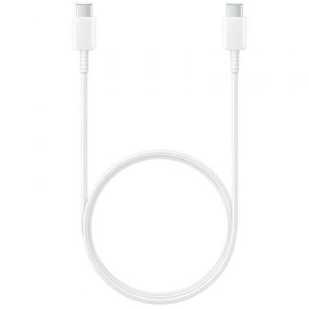 Cable USB 2.0 Tipo-C Samsung EP-DA705BWEGWW- USB Tipo-C Macho - USB Tipo-C Macho- 1m- Blanco