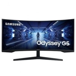 Monitor Gaming Ultrapanorámico Curvo Samsung Odyssey G5 LC34G55TWWP 34'- UWQHD- 1ms- 165Hz- VA- Negro