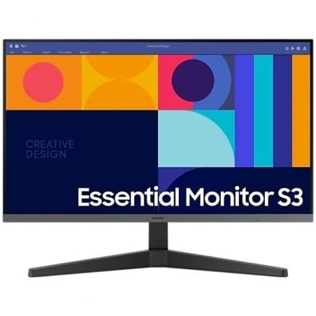 Monitor Profesional Samsung Essential Monitor S3 S24C330GAU- 24'- Full HD- Negro