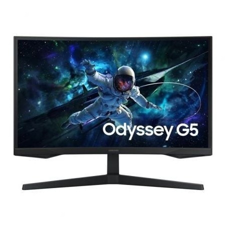 Monitor Gaming Curvo Samsung Odyssey G5 S27CG552EU 27'- QHD- 1ms- 165Hz- VA - Negro