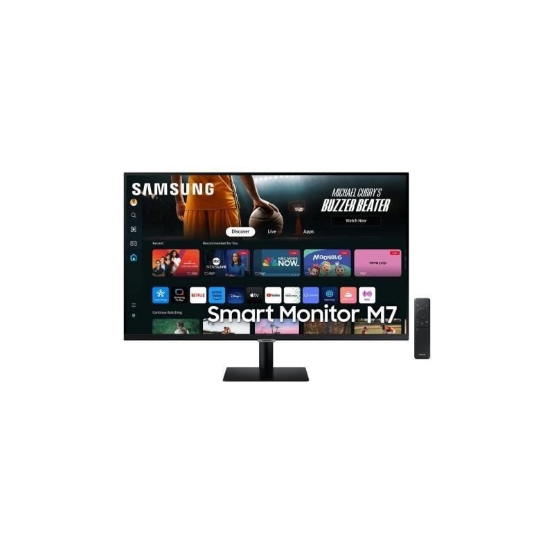 Smart Monitor Samsung M7 S32DM700UU 32'- 4K- Smart TV- Multimedia- Negro