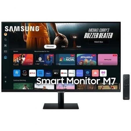 Smart Monitor Samsung M7 S32DM700UU 32'- 4K- Smart TV- Multimedia- Negro