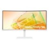 Monitor Profesional Ultraparonámico Curvo Samsung ViewFinity S6 S34C650TAU 34'- UWQHD- Multimedia- Regulable en altura- Blanc