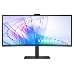 Monitor Profesional Ultraparonámico Curvo Samsung ViewFinity S6 S34C652VAU 34'- UWQHD- Webcam- Multimedia- Negro