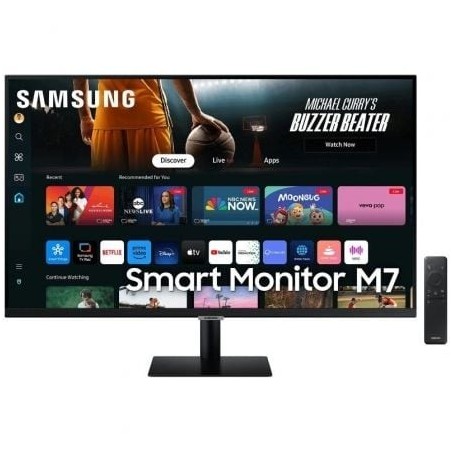 Smart Monitor Samsung M7 S43DM702UU 43'- 4K- Smart TV- Multimedia- Negro