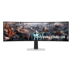 Monitor Gaming Ultrapanorámico Curvo Samsung Odyssey OLED G9 S49CG934SU 49'- Dual QHD- 0.03ms- 240Hz- OLED- Multimedia- Plata