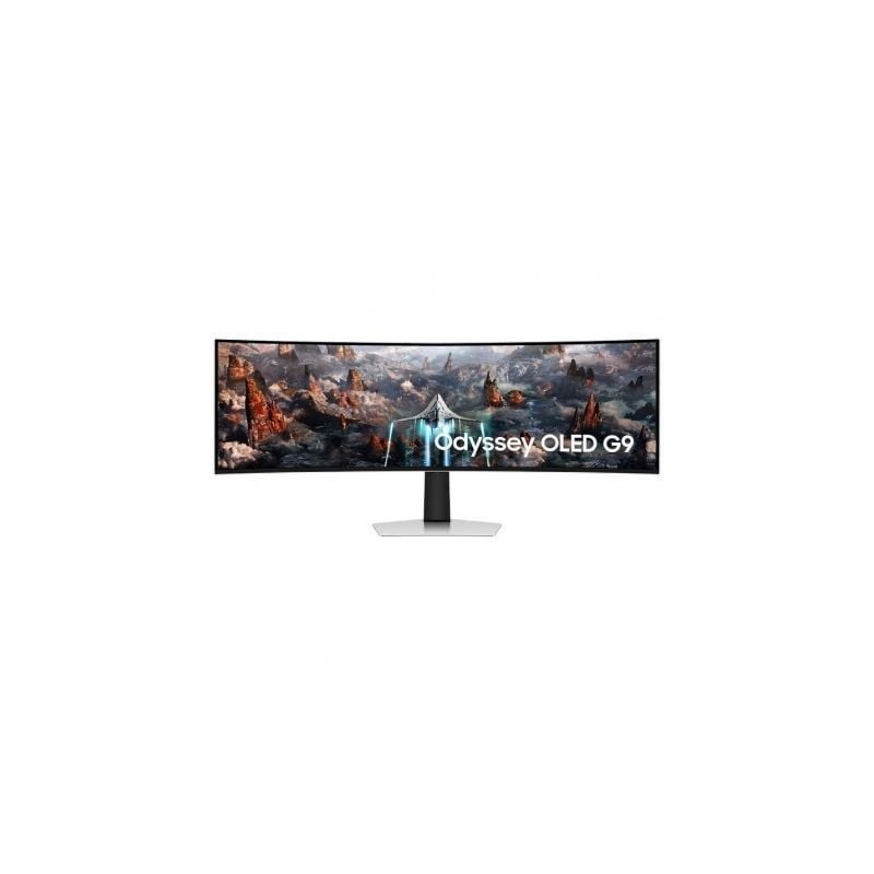 Monitor Gaming Ultrapanorámico Curvo Samsung Odyssey OLED G9 S49CG934SU 49'- Dual QHD- 0.03ms- 240Hz- OLED- Multimedia- Plata