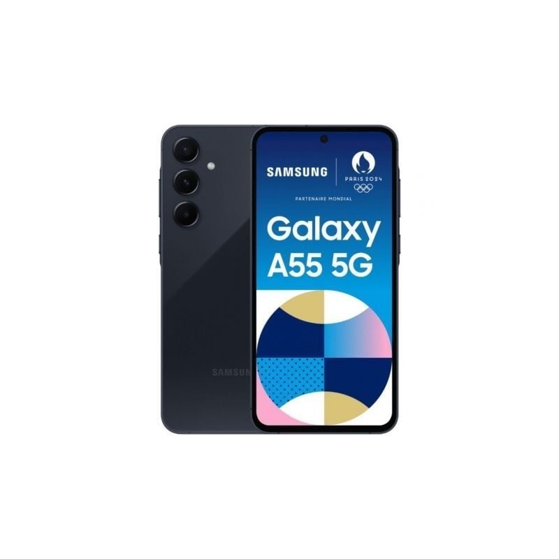 Smartphone Samsung Galaxy A55 8GB- 128GB- 6.6'- 5G- Negro Eclipse
