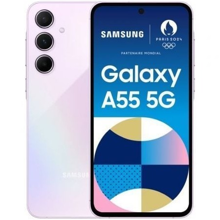 Smartphone Samsung Galaxy A55 8GB- 128GB- 6.6'- 5G- Lavanda