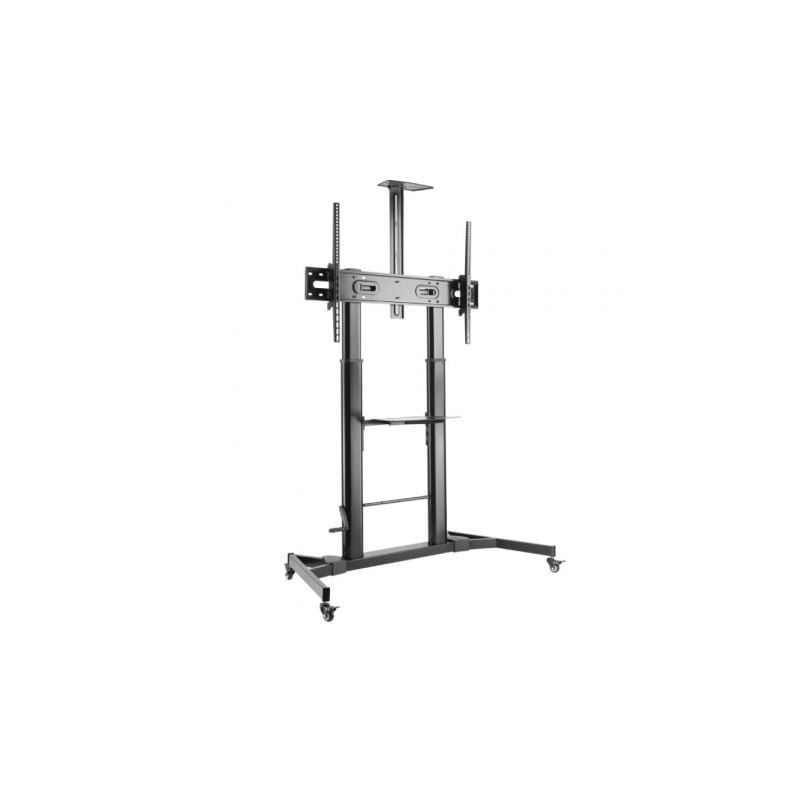 Soporte de Suelo Inclinable con Ruedas y Manivela Aisens FT100TE-171 para TV 60-100'- hasta 100kg